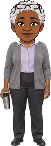 Dana, a fictional character in The Last Hire, shown full length.