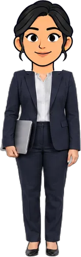 Priya, a fictional character in The Last Hire, shown full length.